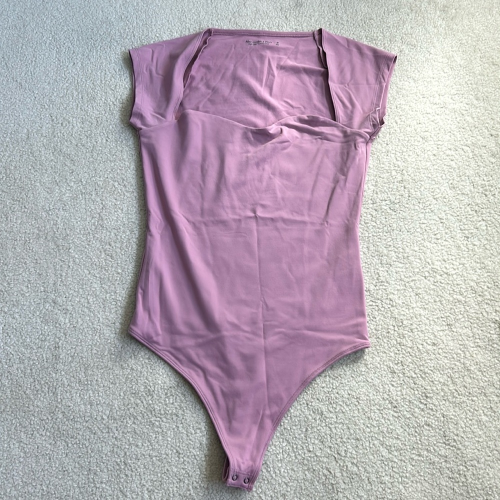 Abercrombie pink bodysuit barely worn!